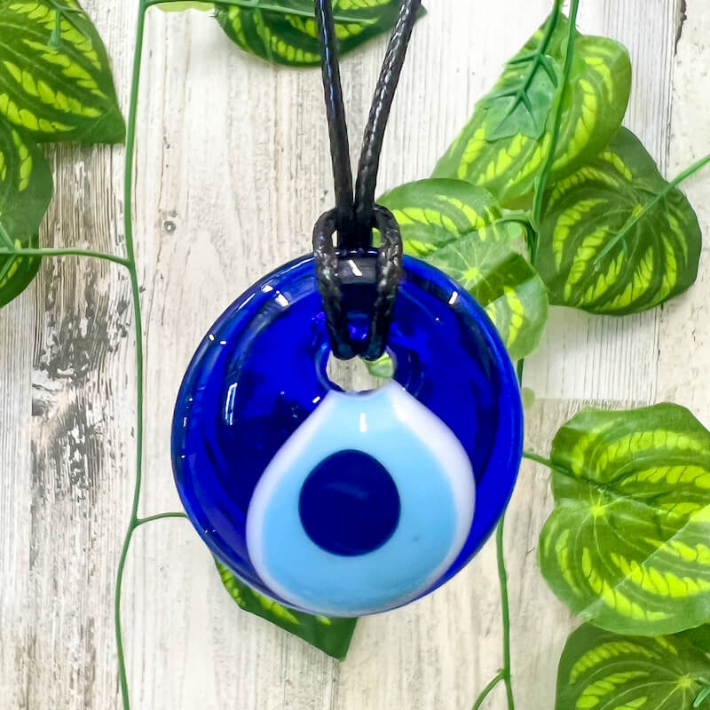 Evil Eye Necklace - Amulet for protection, Ojo Turco - MagicCrystals. Wear this evil eye necklace will protect you from danger. Let this blue eye necklace shield you from negativity and harm, bring luck and all the good things for you and your family members every day.