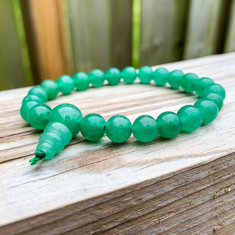 GREEN AVENTURINE BRACELET. Looking for a Unique Green Aventurine Mala Bracelet, Aventurine Stone Natural Bead Bracelet? Find green aventurine bracelet benefits when you shop at Magic Crystals. Green aventurine stone bracelet. FREE SHIPPING available