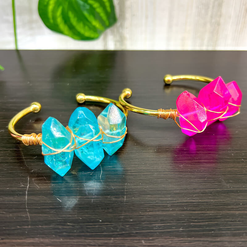 Aura Quartz Crystal Bracelet