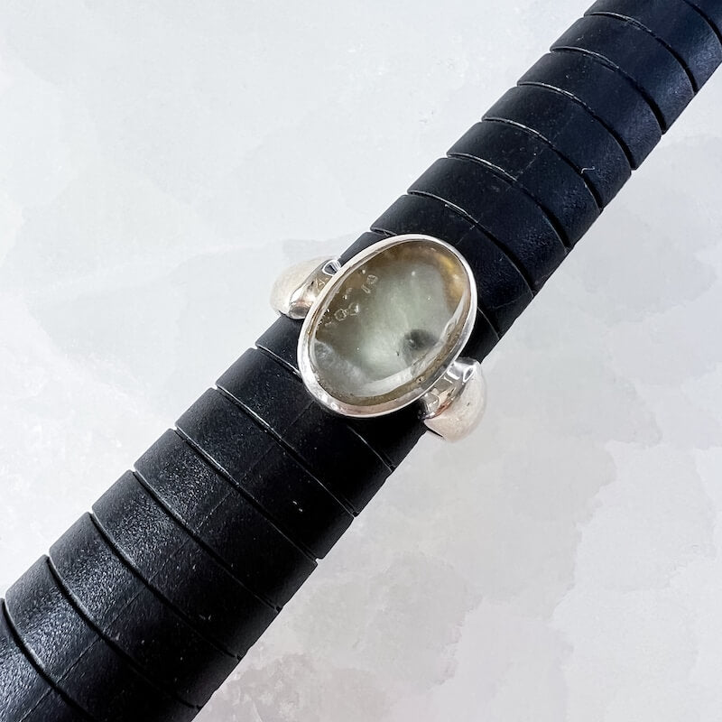 Libyan Desert Glass Sterling Silver Ring