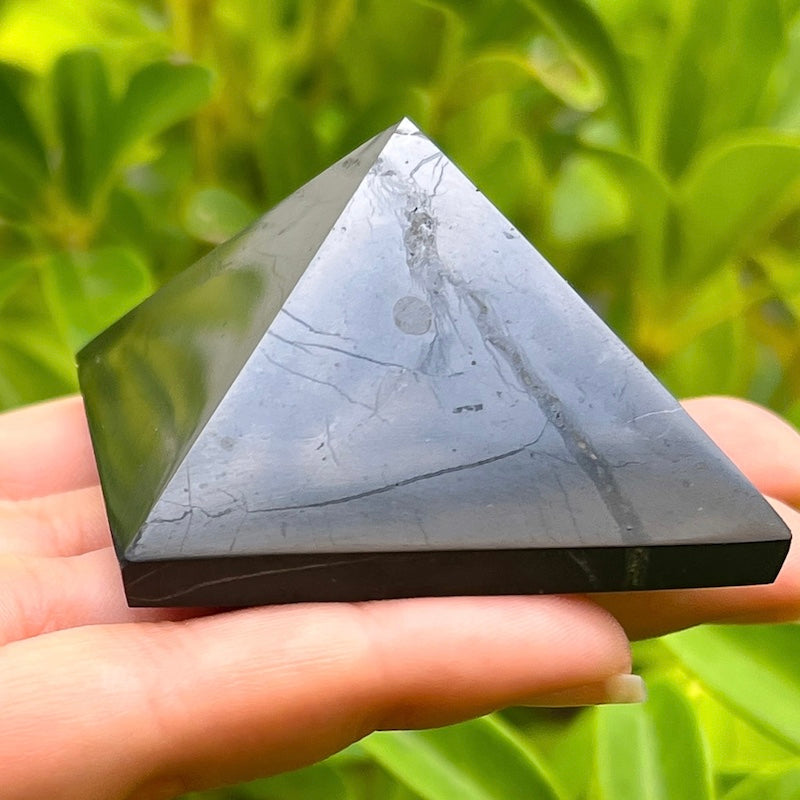 Shungite Pyramid Polished