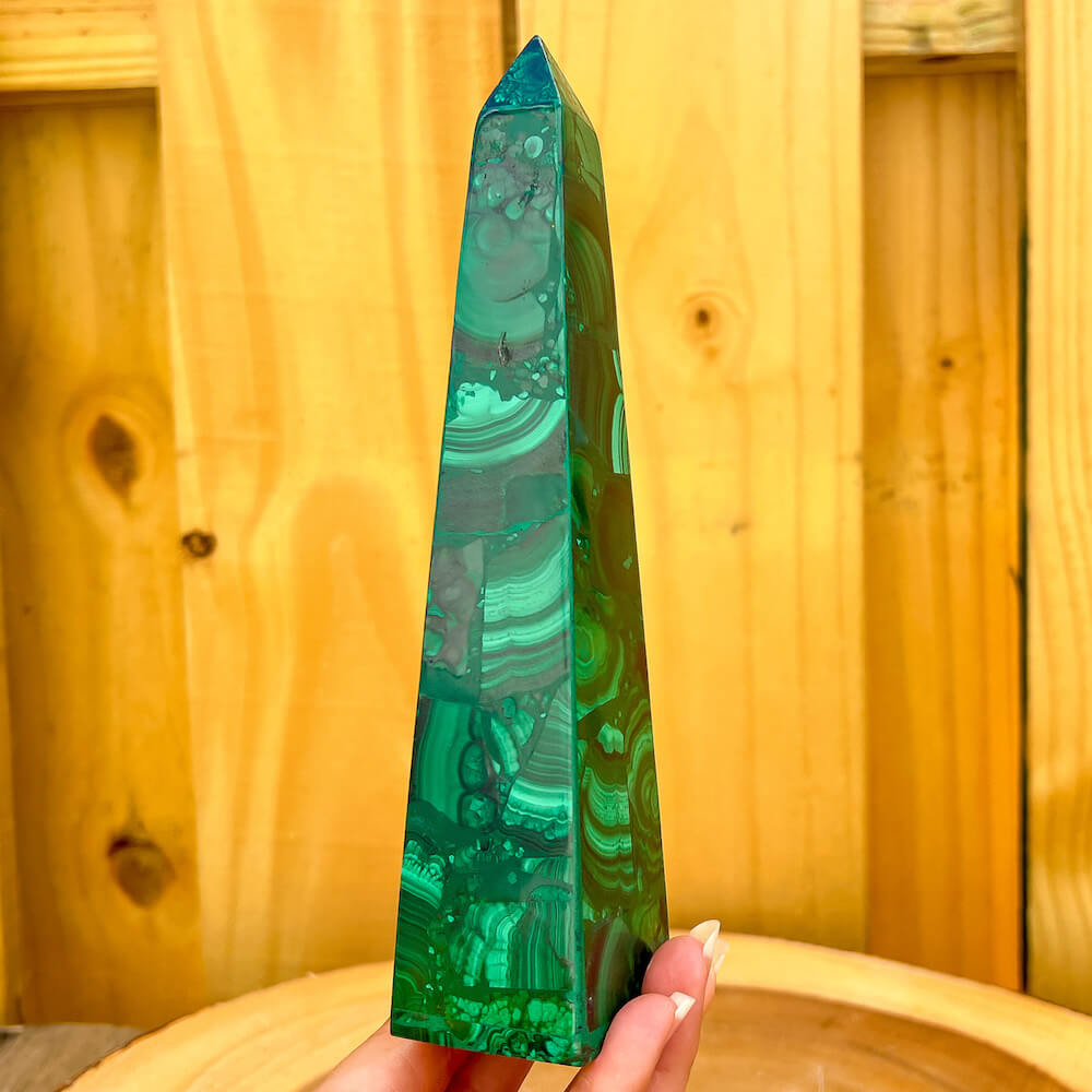 Looking for Genuine Malachite Carving? Shop at Magic Crystals for Genuine Malachite Obelisk - Malachite Carved Obelisk - Malachite from Congo, Malachite polished Obelisk, Natural Stone Beautiful Quality Polished Malachite, Malachite Gemstone, Home Decor. malachite jewelry, malachite stone. FREE SHIPPING available.