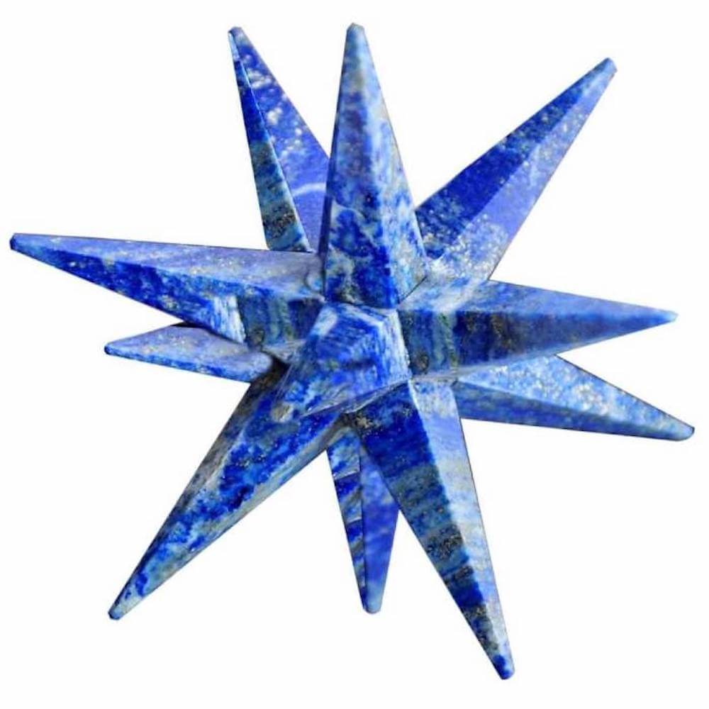 12 Point Merkaba Healing Crystal Star Amethyst, Rose Quartz & More