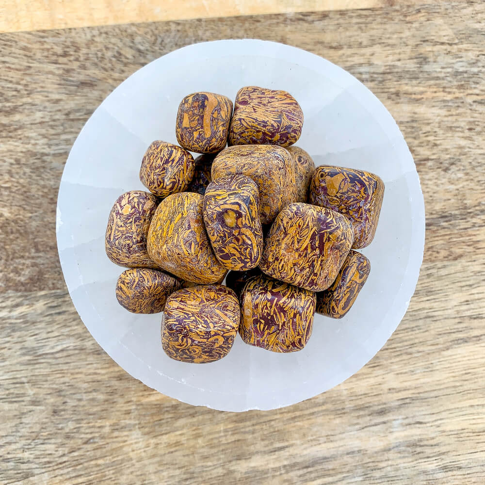 Looking for Calligraphy Tumbled Stone, Polished Calligraphy Stone? Shop at magiccrystals.com for Calligraphy Stone, Single Point Necklace Jewelry, and much more. Magic Crystals carries a wide variety of natural crystals and stones. Calligraphy Stone is a very popular healing stone.