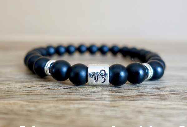 Capricorn-Zodiac-Sign-Bracelet-Black-Onyx-Matte-Stone-MagicCrystals. Zodiac Bracelet, Constellation Bracelet, Horoscope Astrology Bracelet, Scorpio Libra Virgo Sagittarius Bracelet Zodiac Sign jewelry. Buy Libra Constellation Bracelet, Libra Sign Birthday Gift, Zodiac Gifts, Zodiac Bracelet in Magiccrystals.com. FREE SHIPPING AVAILABLE. Libra Beaded Bracelet. Libra gift. 8mm beads