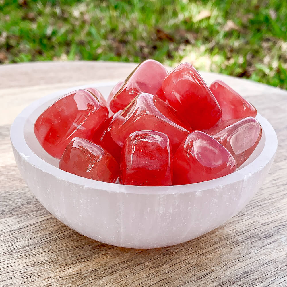 Shop for Cherry Quartz Stone and Cherry Quartz Polished Crystal at Magic Crystals. Magiccrystals.com carries a wide variety of quality cherry quartz. Cherry Quartz crystal is a healer for emotional wounds and can help with anger and tension.