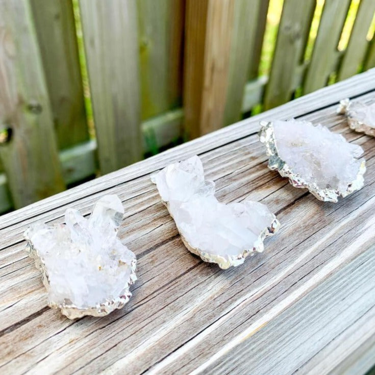 Looking for Clear Quartz Cluster Pendant Necklace? Magic Crystals carries a wide variety of Clear Quartz Jewelry with Free Shipping available. Minimal Necklace, Raw Quartz Pendant, Clear Quartz Gemstone. Perfect Wife Gift For Her and Husband Gift For Him. Clear Quartz is the most recognized type of crystal.