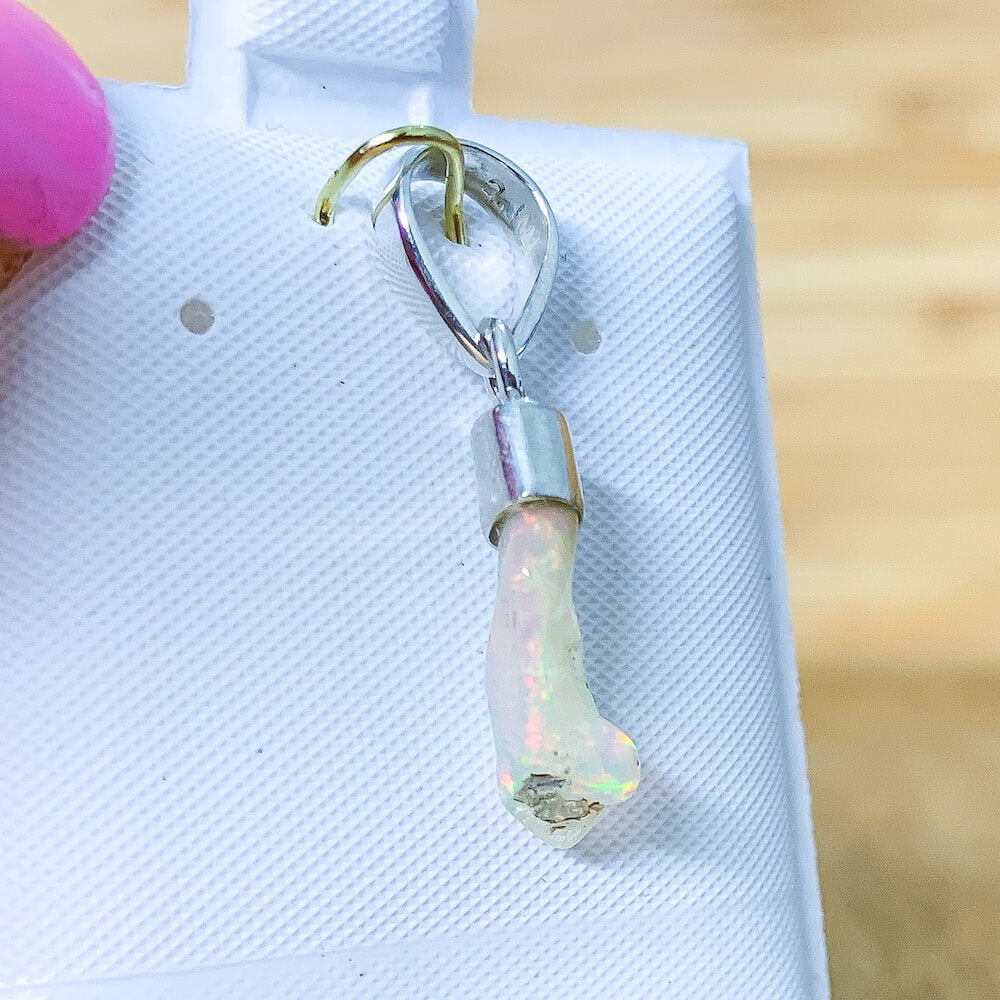 Find the best selection of opal necklaces here at MagicCrystals.com. Ethiopian Opal Pendant Necklace stabilizes mood swings and helps in overcoming fatigue. Our Opal Stone Pendant Necklace - Rough Opal Gemstone 925 Solid Silver Pendant, Gift Pendant, Handmade Birthstone Pendant. Magic Crystals offers free shipping