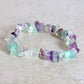 Fluorite-Bracelet. Check out our Gemstone Raw Bracelet Stone - Crystal Stone Jewelry. This are the very Best and Unique Handmade items from Magic Crystals. Raw Crystal Bracelet, Gemstone bracelet, Minimalist Crystal Jewelry, Trendy Summer Jewelry, Gift for him and her. 