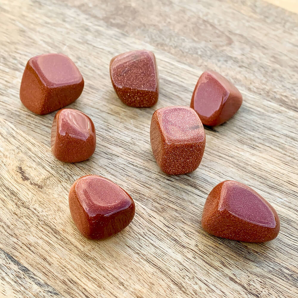 Buy Goldstone Tumbled Stones | Goldstone Polished Gemstones | Bulk Crystals at Magic Crystals. Shop for Tumbled Goldstone, Goldstone Stone, One Goldstone, Pocket Stone and Enjoy FREE SHIPPING. Goldstone is known as a protective warrior stone. It helps you get out of your head and back down to earth.