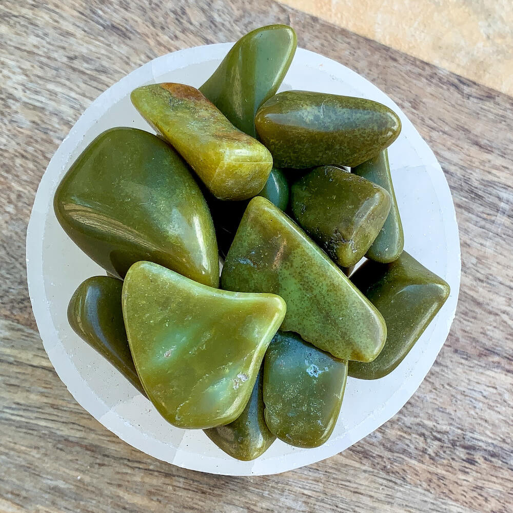 Buy Green Opal crystal - tumbled stone - Green Opal - Green Opal stone quartz - healing crystals and stones when you shop at Magic crystals. Green Polished Stone with FREE SHIPPING. Green Opal Green Opal is a calming and soothing crystal known for its cleansing and re-energizing properties.