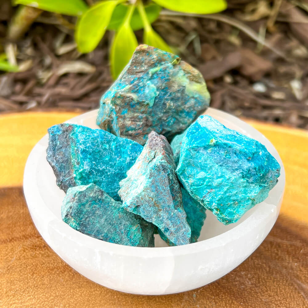 High Quality rough Chrysocolla Chunk