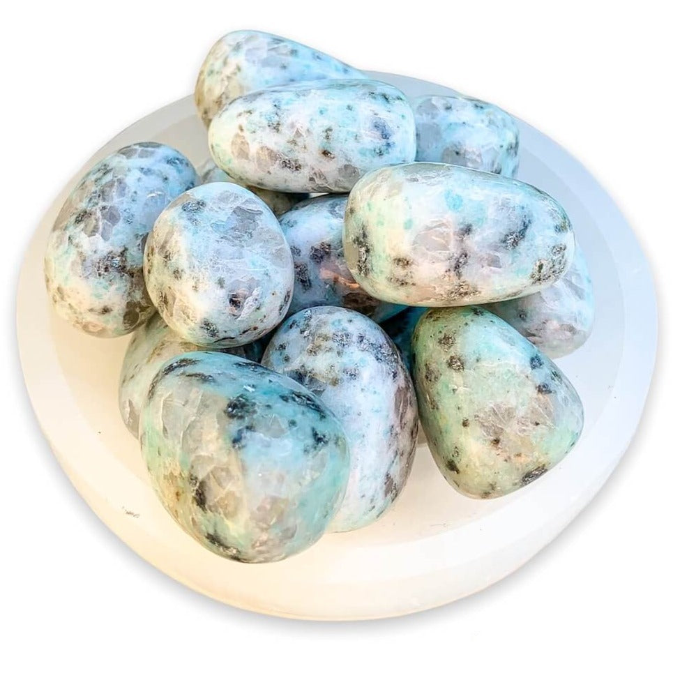 Sesame Seed Stone - Kiwi Jasper Tumbled Stone - MAGIC CRYSTALS Magic Crystals Sesame Seed Stone - Kiwi Jasper Tumbled Stone - MAGIC CRYSTALS Magic Crystals