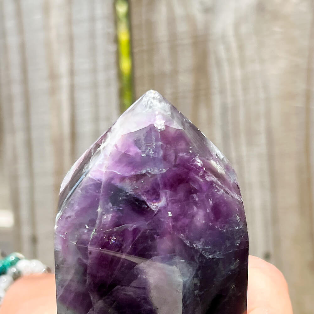 Looking for Large Natural Multicolor Fluorite Obelisk - Fluorite Towers? Shop at Magic Crystals for Fluorite Polished Point, Fluorite Stone, Purple Fluorite Point, Stone Point, Crystal Point, Fluorite Tower, Power Point. Natural Fluorite Gemstone for INTUITION. Magiccrystals.com offers the best quality gemstones.