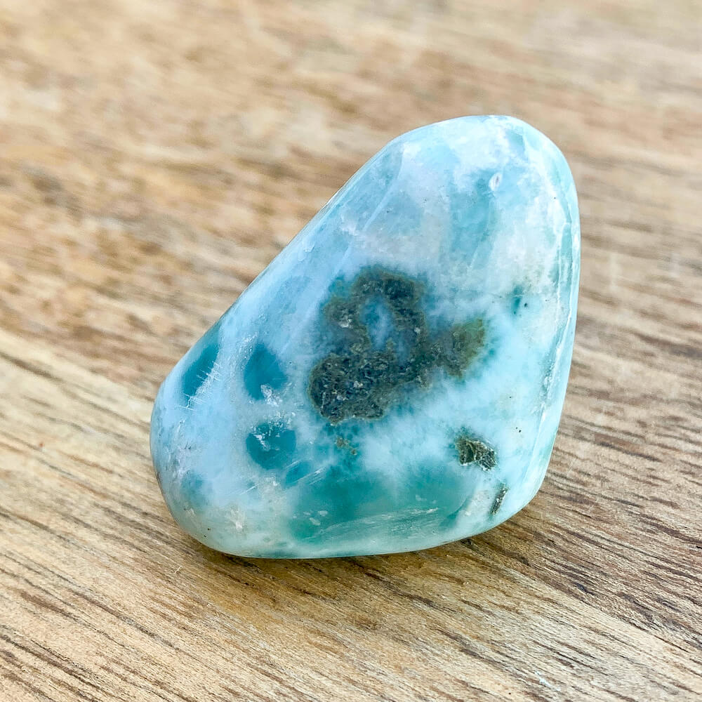 This lovely, rare and spectacular mineral gem called Larimar is found in the Dominican Republic Ocean. Shop Genuine Larimar tumbled stone at Magic Crystals. Gift For Her. Larimar gemstones. Find Larimar Tumbled Stone (~0.8") - Healing Crystals and Stone - throat Chakra with FREE SHIPPING available. Polished Larimar.