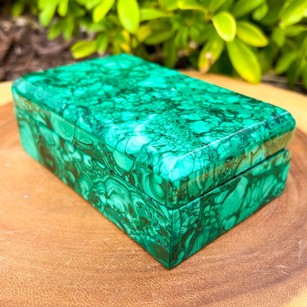 Looking for Genuine Malachite Carving? Shop at Magic Crystals for Genuine Malachite Box #C - Malachite Carved Jewelry Box - Malachite from Congo, Malachite Jewelry Box, Natural Stone Beautiful Quality Polished Malachite Box, Malachite Gemstone Box, Home Decor. malachite jewelry, malachite stone.