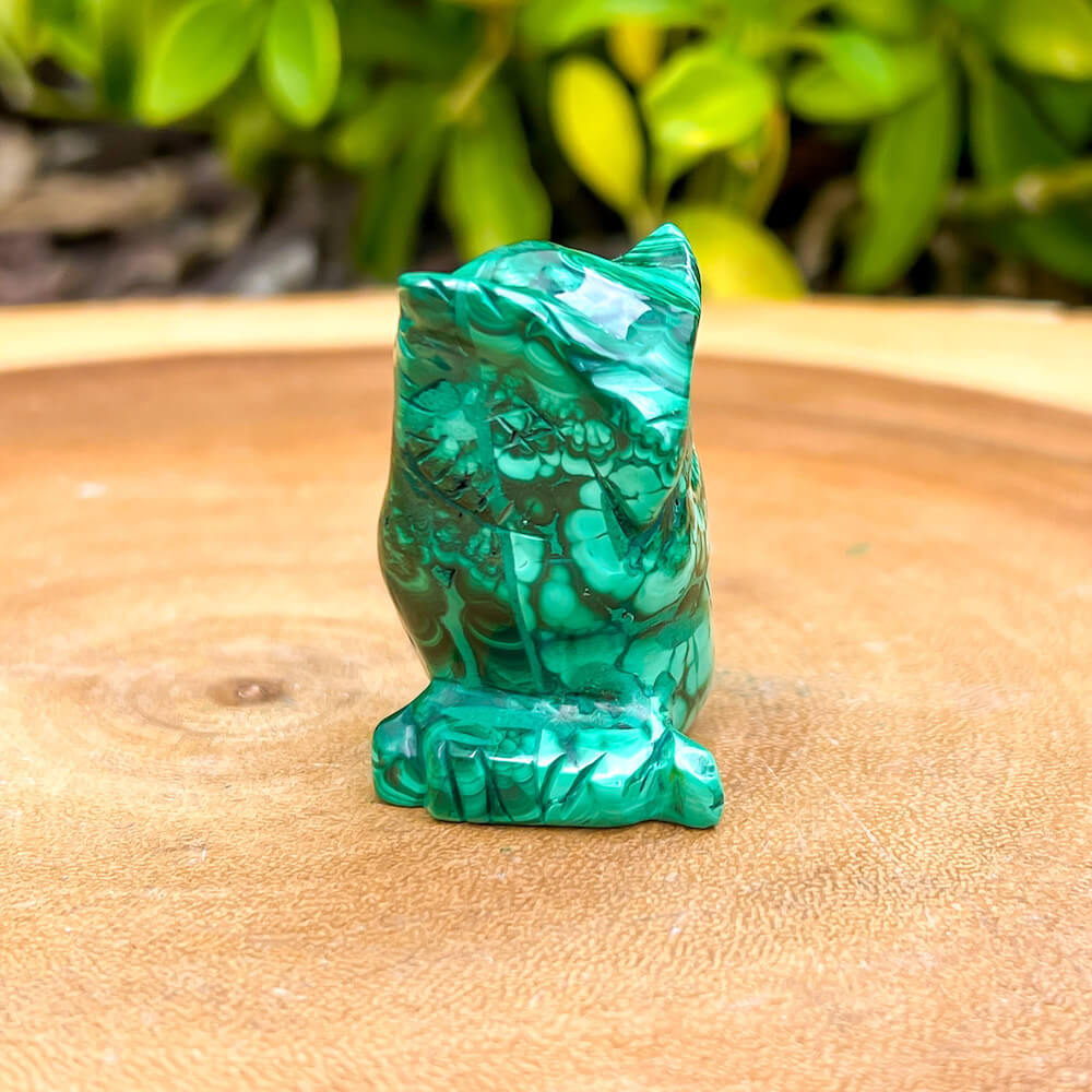 Genuine Malachite. Shop at Magic Crystals for Genuine Malachite Owl - Natural Malachite Owl Carving from Congo. Malachite Animal, Gifts for Her, Gifts for Him, Crystal Gemstones, Home Decor. FREE SHIPPING AVAILABLE. Hand Carved Malachite Stone Owl, Home Decor, Crystal Healing, Mineral Specimen.
