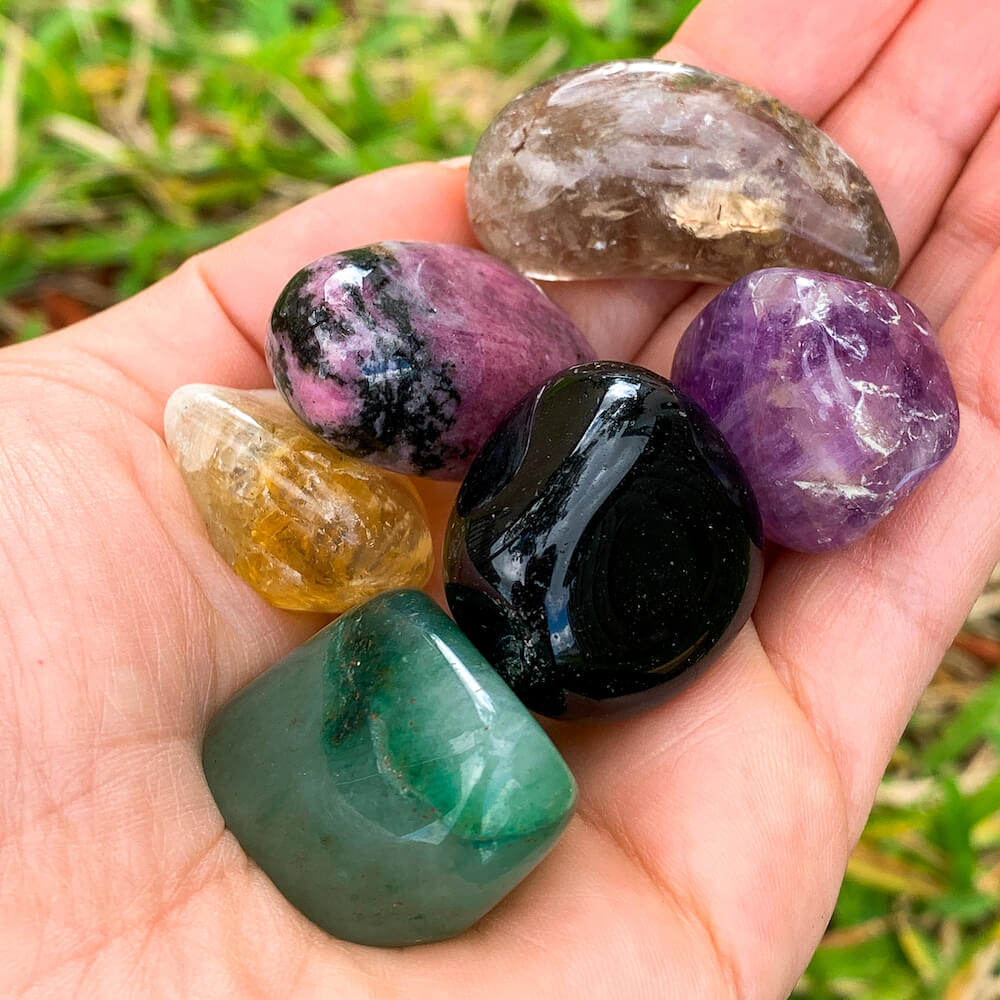 Shop for New Beginning Crystal Set - Stones for New Beginnings at Magic Crystals. Magiccrystals.com made up of several uniquely paired gemstones that resonate strongly with the energy and vibration of new beginnings, staying focuses on your goals. FREE SHIPPING available.