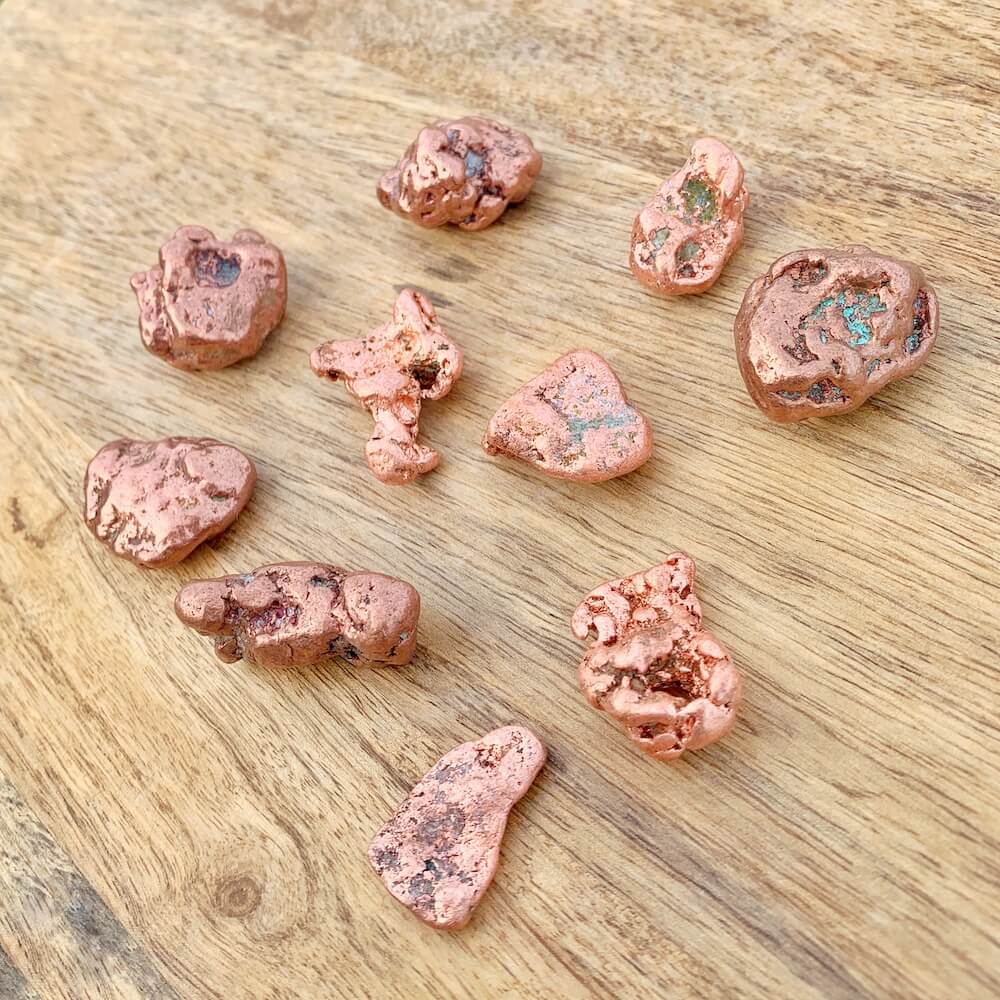 Looking for COPPER NUGGET 100% PURE COPPER. This simple elegant is a powerful Native Metal Copper Specimen. Carrying copper nuggets has been considered to have therapeutic effects on the human body. Shop Copper Bracelets in Magic Crystals For Energy Work,Channeling, Manifestation, Healing, Amplification, Respect, Grids