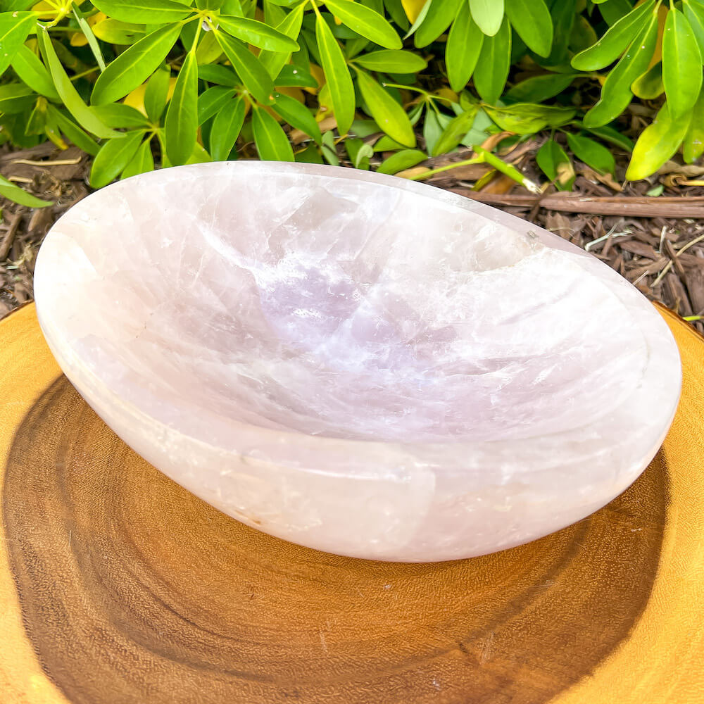 Buy Rose Quartz Crystal Bowl - Rose Quartz Bow from Magic Crystals. Rose Quartz is the stone of universal love. Crystal Quartz Bowl, Crystal Bowl, Gemstone Dish, Carving Gemstone Bowl, Quartz Carved Bowl, Quartz Dish, Table Decor Bowl, Valentines Gift. Rose-Quartz-Bowl-B