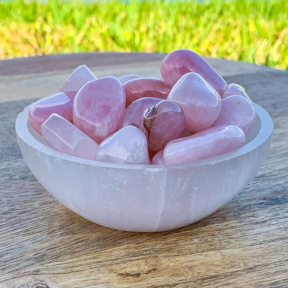 Buy Rose Quartz Tumbled Stones | Rose Quartz Polished Gemstones | Bulk Crystals. Rose Quartz is the stone of universal love. Rose Quartz STONE - Rose Quartz Pebble - Heart Chakra Stone - Heart Chakra Crystal - Healing Crystals and Stones at Magic Crystals with FREE SHIPPING available.