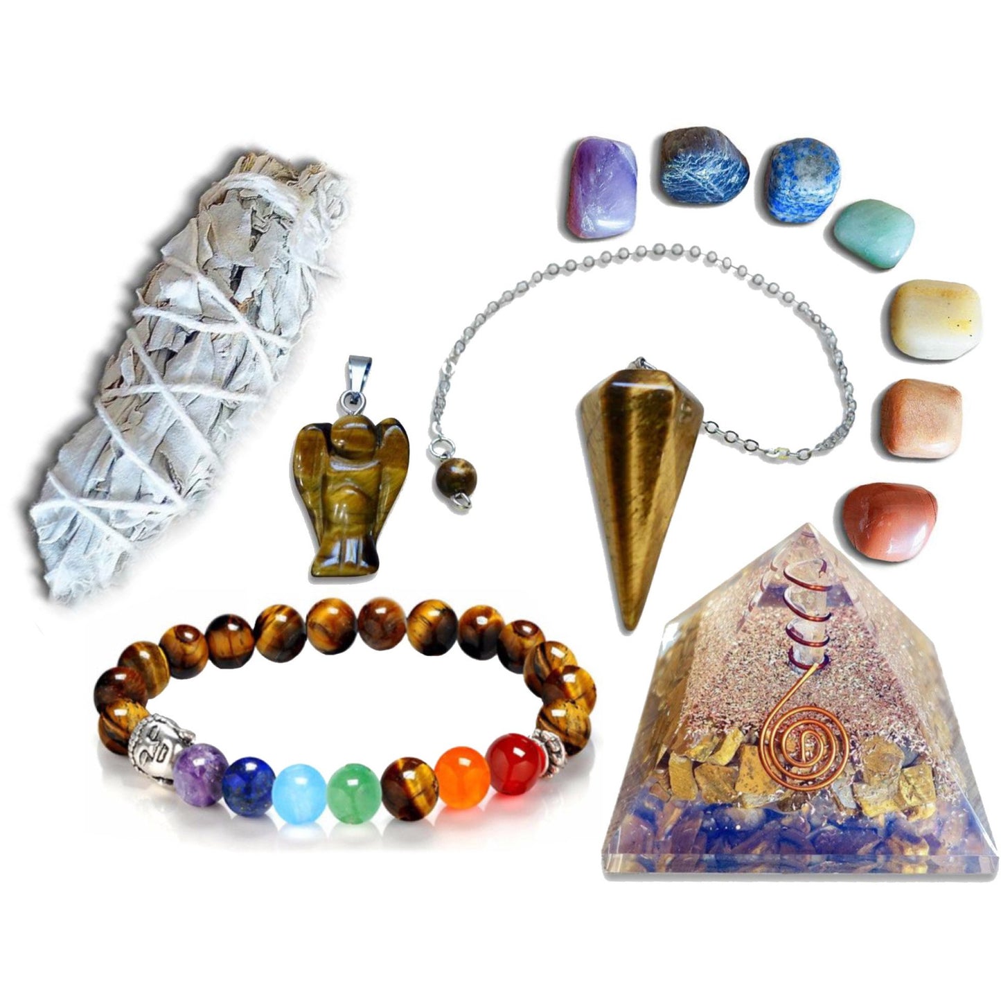 Tiger Eye Gemstone Bundle-Magic Crystals