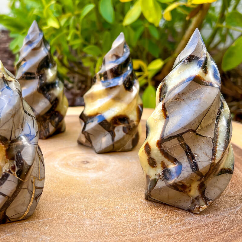Shop for Madagascar Septarian Flame, Crystal at Magic Crystals. UV Reactive Septarian Stone, Dragon Stone, Calcite & Aragonite For the Root Chakra, Grounding Minerals. Septarian stone has a calming, nurturing energy, and can bring feelings of joy and spiritually uplifting.FREE SHIPPING AVAILABLE