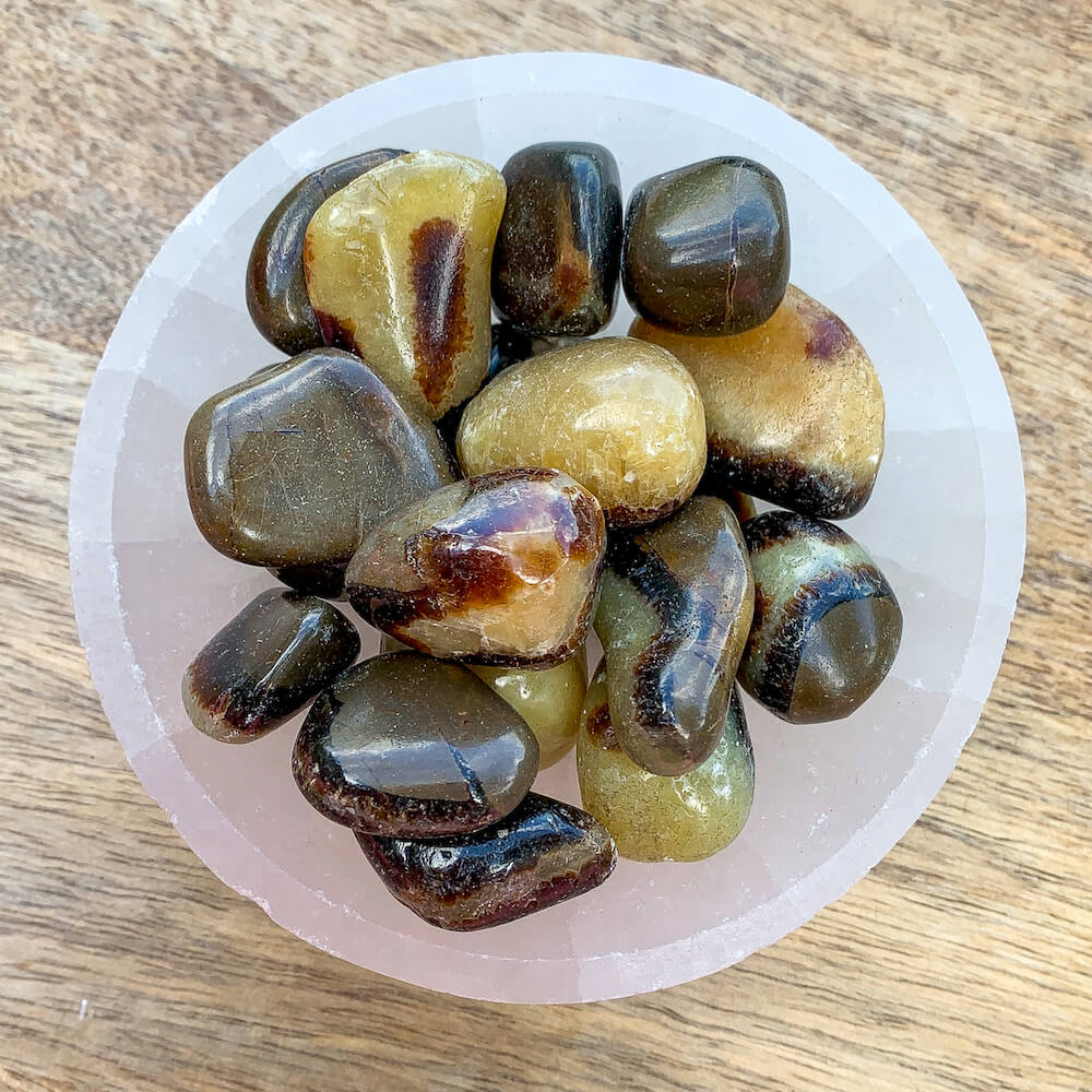 Shop for Madagascar Septarian Gem Rough - Natural Crystals at Magic Crystals. Magiccrystals.com has a wide variety of tumbled stones. Septarian tumbled stone has a calming, nurturing energy, and can bring feelings of joy and spiritually uplifting. . FREE SHIPPING AVAILABLE