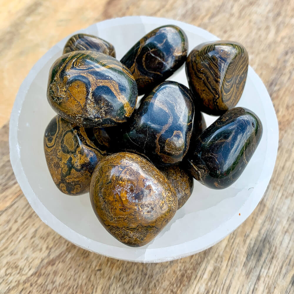 Shop for Stromatolite Tumbled Stone, Fossil Tumbled Stone at Magic Crystals. Magiccrystals.com has a wide variety of tumbled stones. Stromatolite Tumbled Stones Remove Blockages Stone of Transformation. FREE SHIPPING AVAILABLE