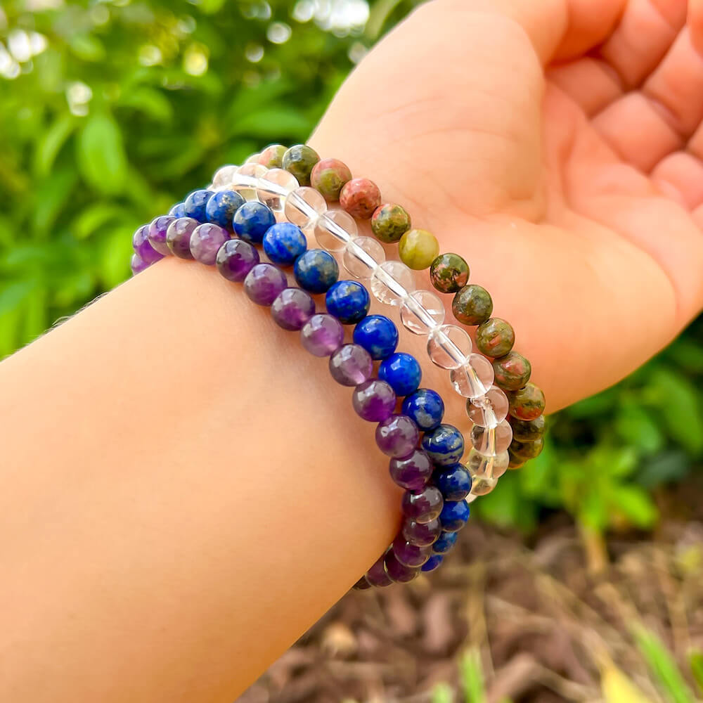 The Virgo Gemstone Bracelet Set from Magic Crystals is perfect and designed for people whose sun sign is Virgo. It will bring peace and harmony to Virgo's mind body and spirit and enhance mental clarity while giving Virgo confidence. Best Virgo crystals and Virgo Zodiac Pack gift for birthdays, Christmas, mother's day