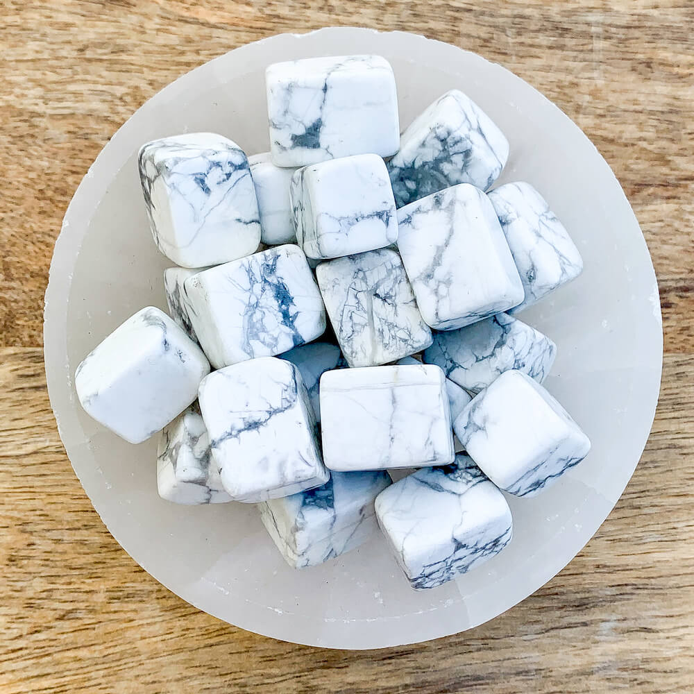 Looking for Howlite tumbled Stone? Shop at Magic Crystals for Howlite Polished stone, Howlite Stone, Crystal Stone at Magic Crystals. Natural Howlite at Magiccrystals.com offers the best quality gemstones.