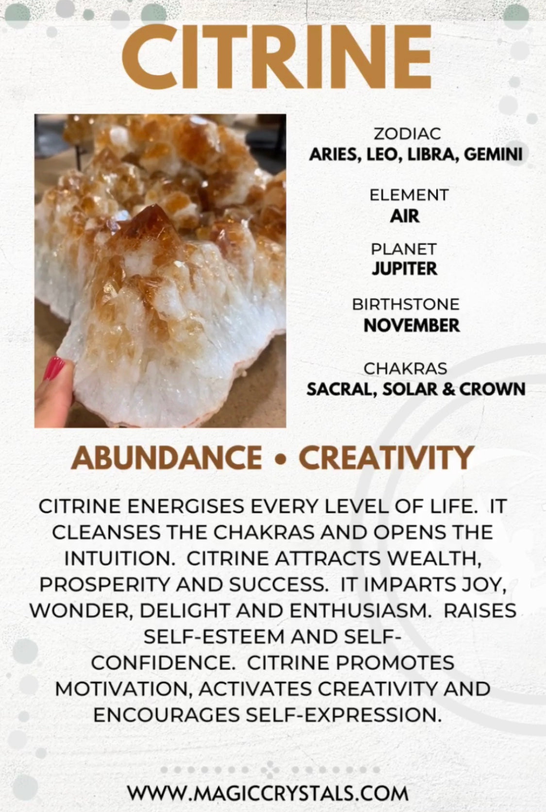 Citrine Meaning: Healing Properties and Everyday Use – Magic Crystals