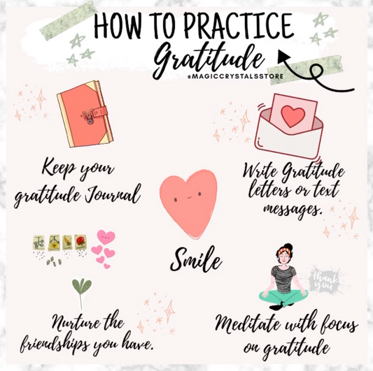 11 Ways To Practice Gratitude - Magic Crystals
