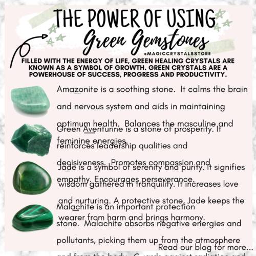 The Power Of Using Green Gemstones. Shop green gemstones online. Natural green stones for abundance, heart chakra.
