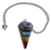7 Chakra Pendant Spiral Hammered Wire Wrap Reiki Spiral 7 Chakra Pendant Spiral Hammered Wire Wrap Reiki Spiral