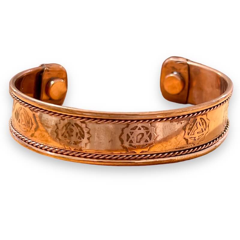    Solid-Copper-Bracelet. Powerful Copper Bracelet Handmade Cuff Wristband. 100 copper bracelet. 7-Chakra-Copper-Bracelet-Cuff