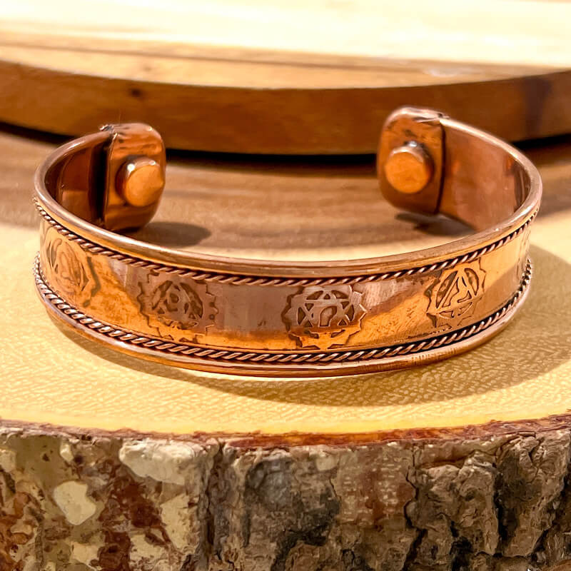    Solid-Copper-Bracelet. Powerful Copper Bracelet Handmade Cuff Wristband. 100 copper bracelet. 7-Chakra-Copper-Bracelet-Cuff