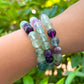 8 mm-Fluorite-Stone-Gemstone Beaded Bracelet - MagicCrystals.Check out our Gemstone Beaded Bracelet made of polished stone - 8mm Crystal Stone bracelet. This are the very Best and Unique Handmade items from MagicCrystals.com Crystal Bracelet, Gemstone bracelet, Minimalist Crystal Jewelry, Trendy Summer Jewelry, Gift for him and her.