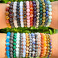 Check out our 8 mm Gemstone Beaded Bracelet made of polished stone - 8mm Crystal Stone bracelet. This are the very Best and Unique Handmade items from MagicCrystals.com Crystal Bracelet, Gemstone bracelet, Minimalist Crystal Jewelry, Trendy Summer Jewelry, Gift for him and her. Malachite-Gemstone-Bracelet - MagicCrystals