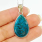 Chrysocolla Sterling Silver Pendant
