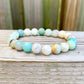 8 mm-Amazonite-Gemstone Beaded Bracelet - MagicCrystals.Check out our Gemstone Beaded Bracelet made of polished stone - 8mm Crystal Stone bracelet. This are the very Best and Unique Handmade items from MagicCrystals.com Crystal Bracelet, Gemstone bracelet, Minimalist Crystal Jewelry, Trendy Summer Jewelry, Gift for him and her.