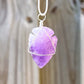 Amethyst-Arrowhead-Stone-Necklace. Gemstone Arrowhead Pendant Necklace at Magic Crystals