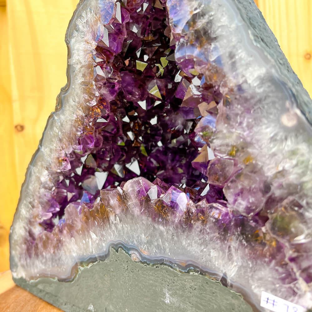    Amethyst-Cathedral-78. Buy Magic Crystals - Large Druzy Amethyst Cathedral, Amethyst Stone, Purple Amethyst Point, Stone Point, Crystal Point, Amethyst Tower, Power Point at Magic Crystals. Natural Amethyst Gemstone for PROTECTION, PEACE, INSPIRATION. Magiccrystals.com offers FREE SHIPPING and the best quality gemstones.