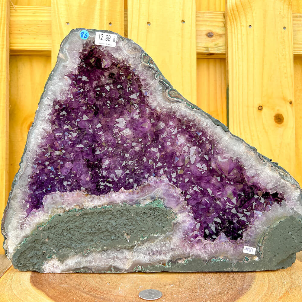 Amethyst-Cathedral-81 . Buy Magic Crystals - Large Druzy Amethyst Cathedral, Amethyst Stone, Purple Amethyst Point, Stone Point, Crystal Point, Amethyst Tower, Power Point at Magic Crystals. Natural Amethyst Gemstone for PROTECTION, PEACE, INSPIRATION. Magiccrystals.com offers FREE SHIPPING and the best quality gemstones.
