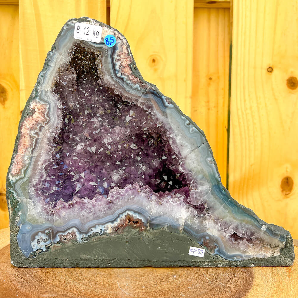 Amethyst-Cathedral-83 . Buy Magic Crystals - Large Druzy Amethyst Cathedral, Amethyst Stone, Purple Amethyst Point, Stone Point, Crystal Point, Amethyst Tower, Power Point at Magic Crystals. Natural Amethyst Gemstone for PROTECTION, PEACE, INSPIRATION. Magiccrystals.com offers FREE SHIPPING and the best quality gemstones.