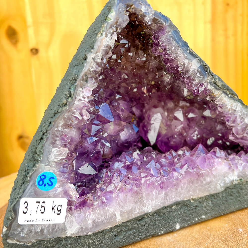Amethyst-Cathedral-84 . Buy Magic Crystals - Large Druzy Amethyst Cathedral, Amethyst Stone, Purple Amethyst Point, Stone Point, Crystal Point, Amethyst Tower, Power Point at Magic Crystals. Natural Amethyst Gemstone for PROTECTION, PEACE, INSPIRATION. Magiccrystals.com offers FREE SHIPPING and the best quality gemstones.