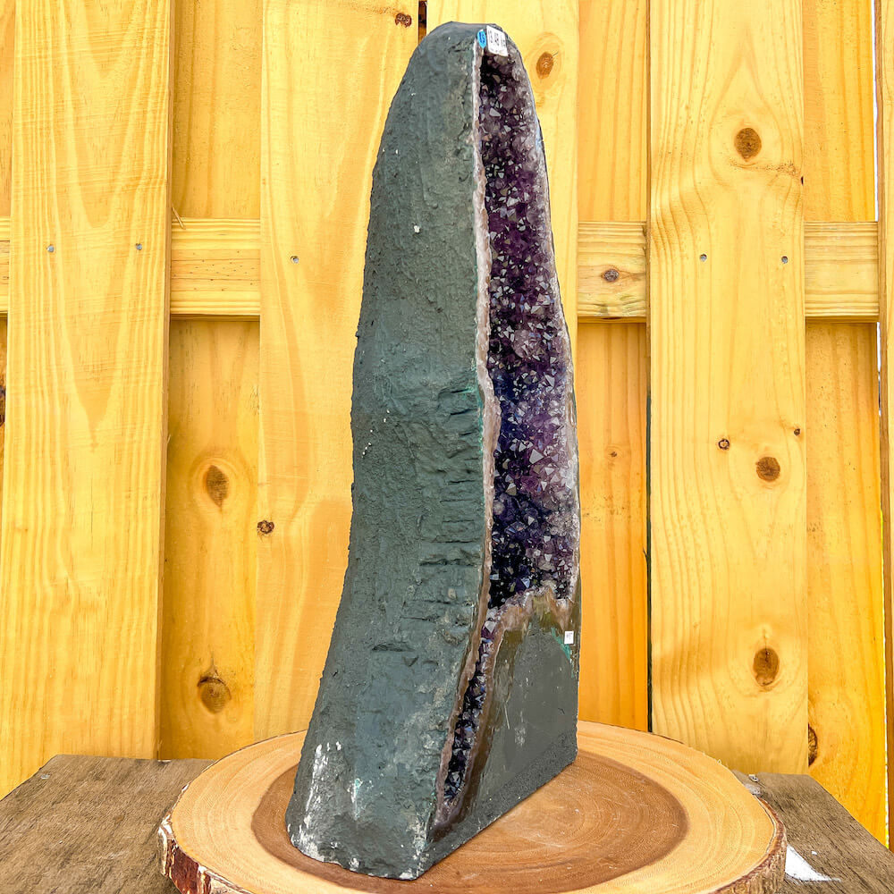 Amethyst-Cathedral-87 . Buy Magic Crystals - Large Druzy Amethyst Cathedral, Amethyst Stone, Purple Amethyst Point, Stone Point, Crystal Point, Amethyst Tower, Power Point at Magic Crystals. Natural Amethyst Gemstone for PROTECTION, PEACE, INSPIRATION. Magiccrystals.com offers FREE SHIPPING and the best quality gemstones.