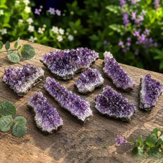 AMETHYST STONE. Natural Amethyst and Quartz Crystal Clusters, Uruguay AAA Quality. These are very high grade Amethyst Clusters with stunning color and crystallization. Shop Amethyst Stone Quartz Natural Gemstone Cluster at Magic Crystals. FREE SHIPPING AVAILABLE.
