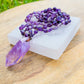 Shop beautiful hand-crafted Amethyst Mala Necklace. High-quality Prayer Beads Necklace at Magic Crystals. Magiccrystals.com Inspiring People To Practice Yoga and Meditation. Check out our Mala Necklaces Collection. Mala beads are a string of beads that are used in a meditation practice.