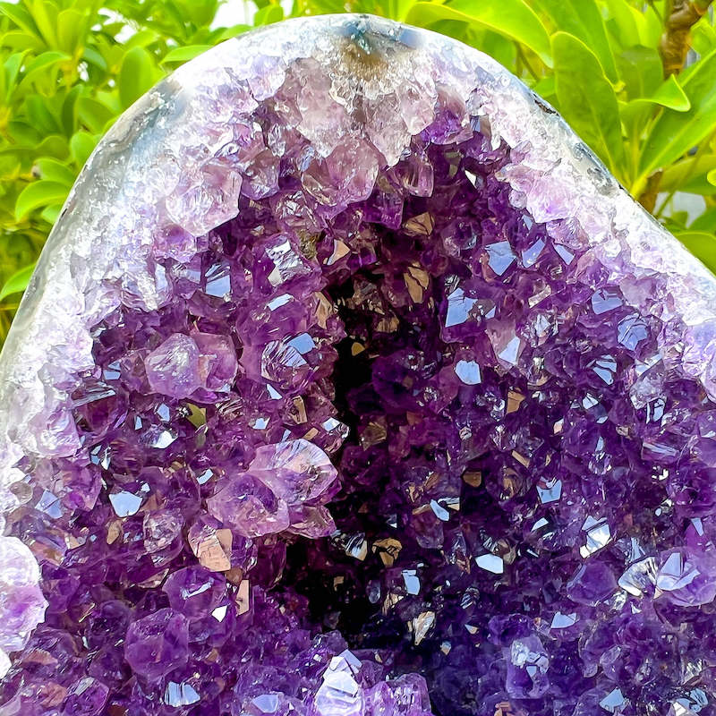 Buy Magic Crystals Druzy Amethyst Geode On a Stand,Amethyst Stone, Amethyst Stone, Purple Amethyst Point, Stone Point, Crystal Point, Amethyst Tower, Power Point at Magic Crystals. Natural Amethyst Gemstone for PROTECTION, PEACE, INSPIRATION. Magiccrystals.com offers FREE SHIPPING and the best quality gemstones. 